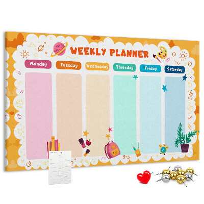 Cork display board Lesson plan