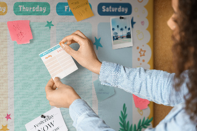 Cork display board Lesson plan