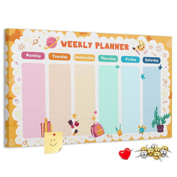 Cork display board Lesson plan