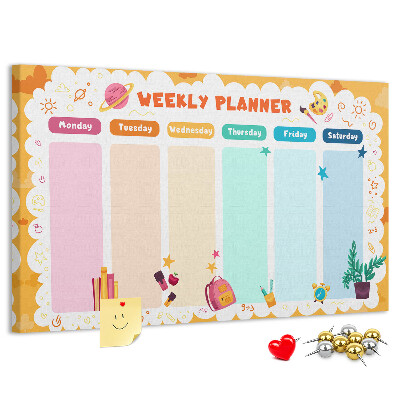 Cork display board Lesson plan