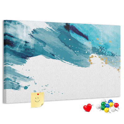 Cork board Brush strokes