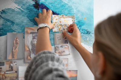 Cork board Brush strokes