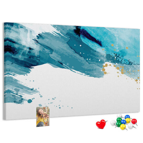 Cork board Brush strokes