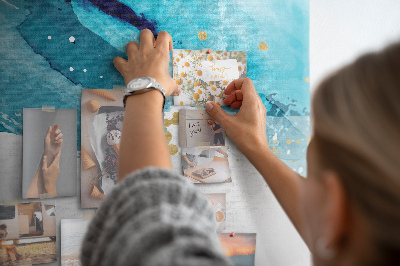 Cork board Brush strokes