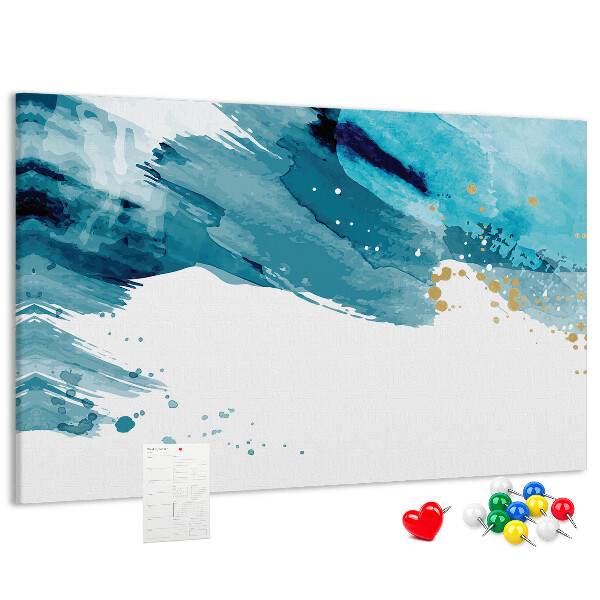 Cork board Brush strokes