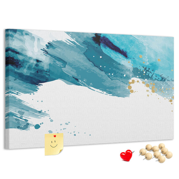 Cork board Brush strokes