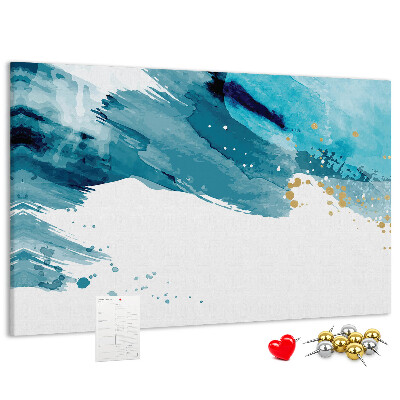 Cork board Brush strokes