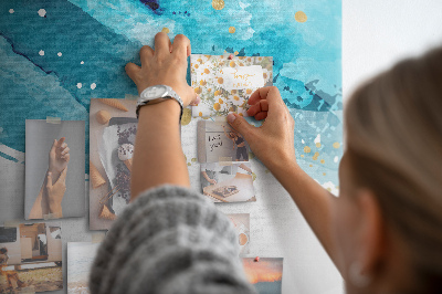 Cork board Brush strokes