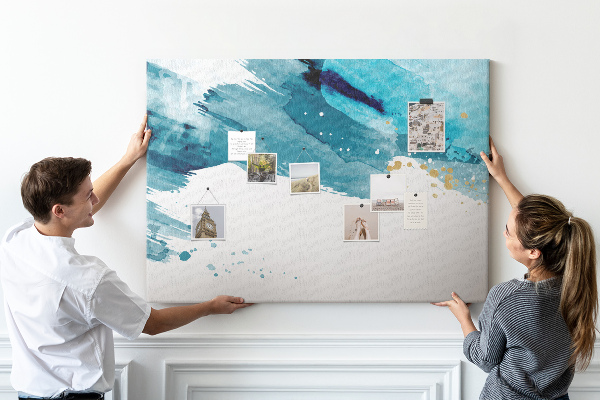 Cork board Brush strokes