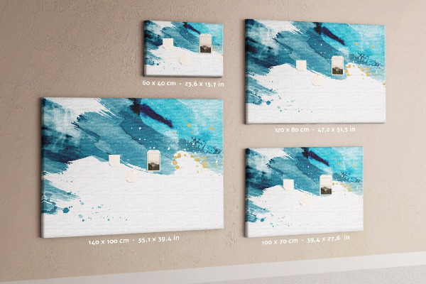 Cork board Brush strokes
