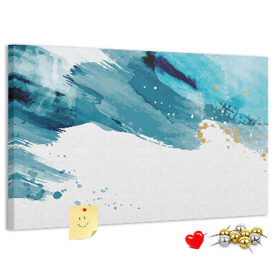 Cork board Brush strokes