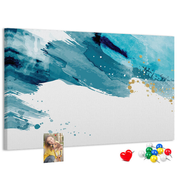 Cork board Brush strokes