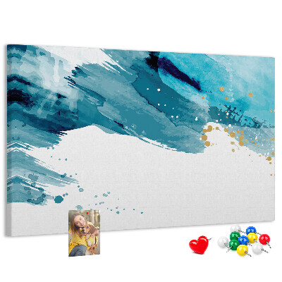 Cork board Brush strokes