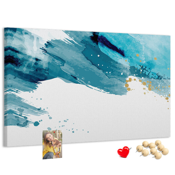 Cork board Brush strokes