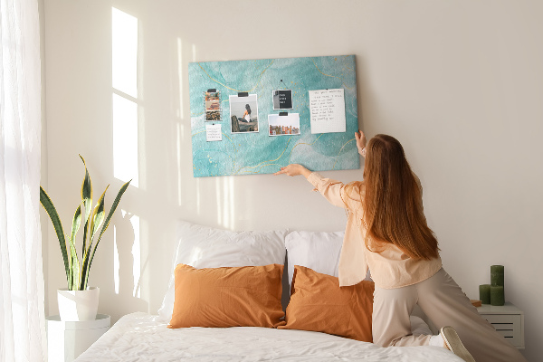 Cork display board Abstract marble
