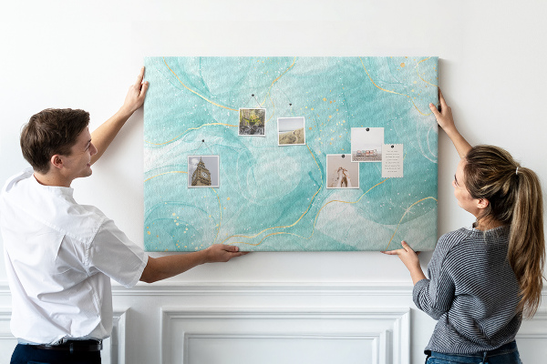 Cork display board Abstract marble