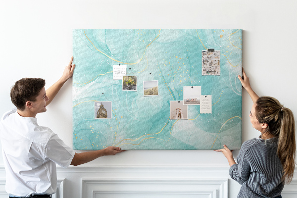 Cork display board Abstract marble