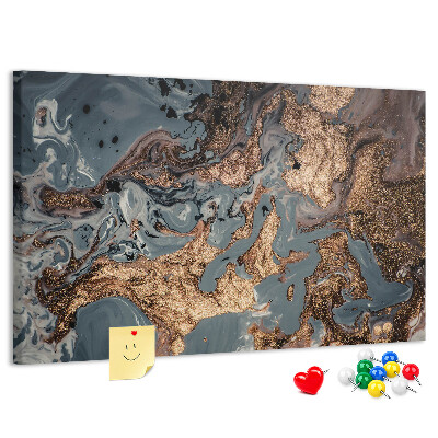 Cork display board Decorative marble
