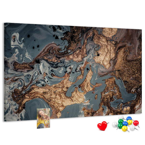 Cork display board Decorative marble