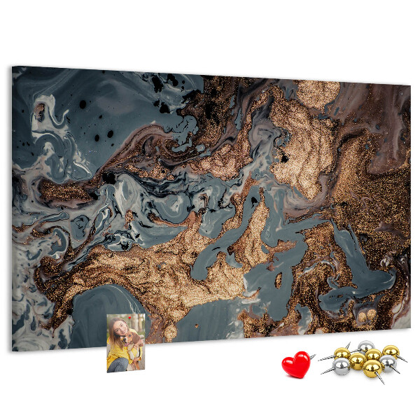 Cork display board Decorative marble
