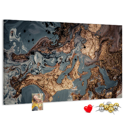 Cork display board Decorative marble