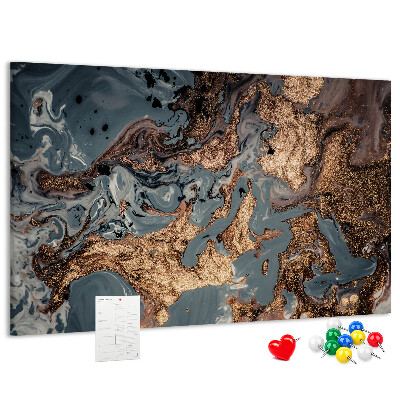 Cork display board Decorative marble