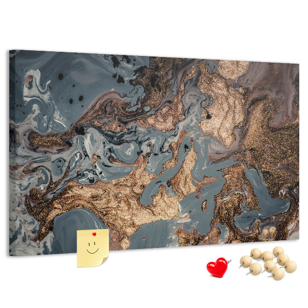 Cork display board Decorative marble