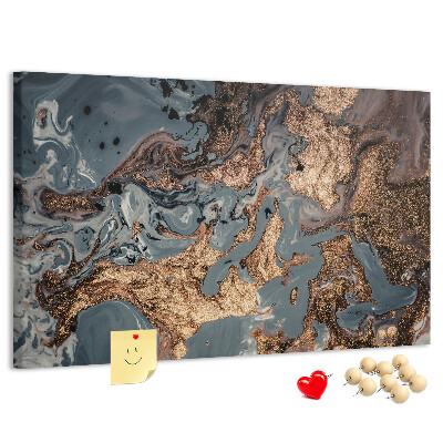 Cork display board Decorative marble