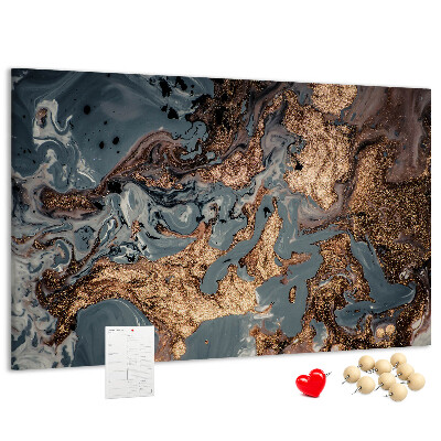 Cork display board Decorative marble