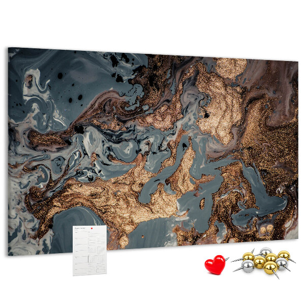Cork display board Decorative marble