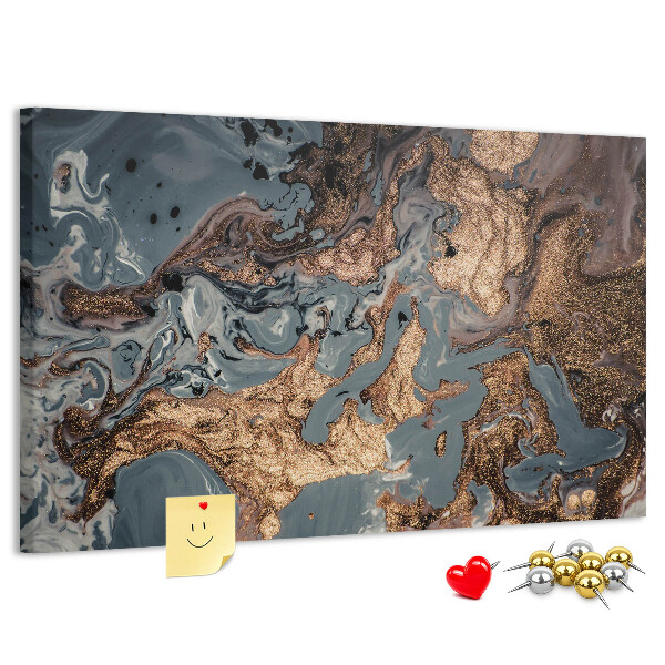 Cork display board Decorative marble