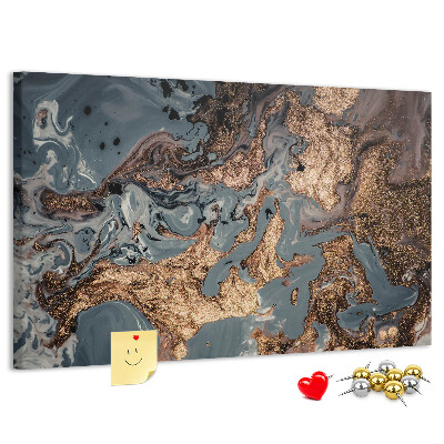 Cork display board Decorative marble