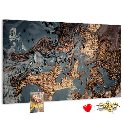 Cork display board Decorative marble