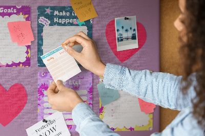 Cork board Monster notes