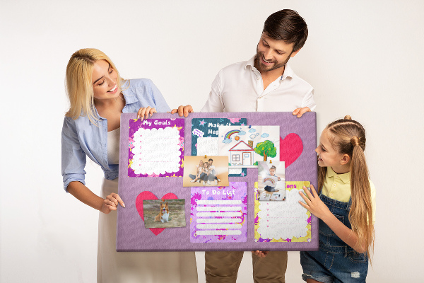Cork board Monster notes