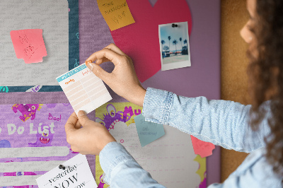 Cork board Monster notes