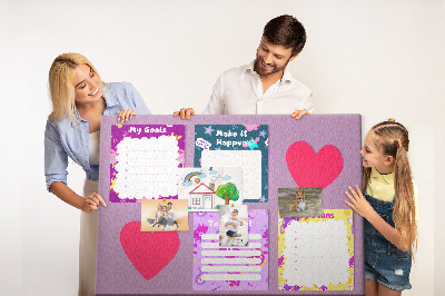 Cork board Monster notes