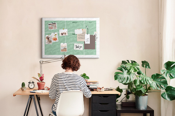 Cork memo board Office organizer