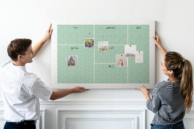 Cork memo board Office organizer