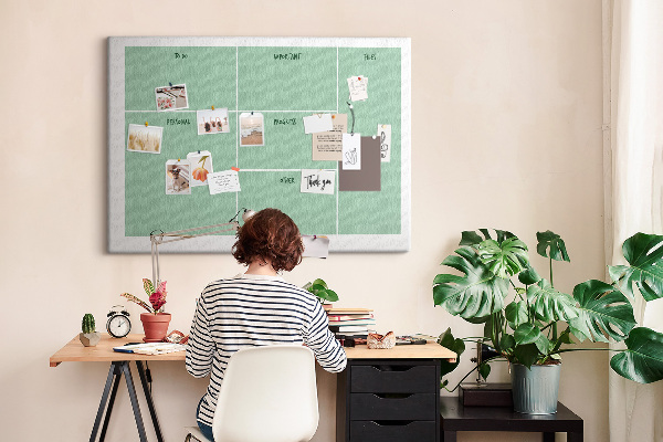 Cork memo board Office organizer