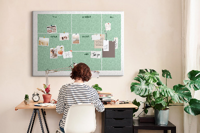 Cork memo board Office organizer