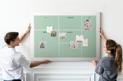 Cork memo board Office organizer