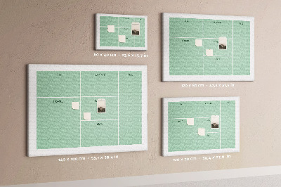 Cork memo board Office organizer