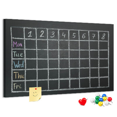 Cork board Lesson plan