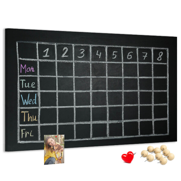 Cork board Lesson plan