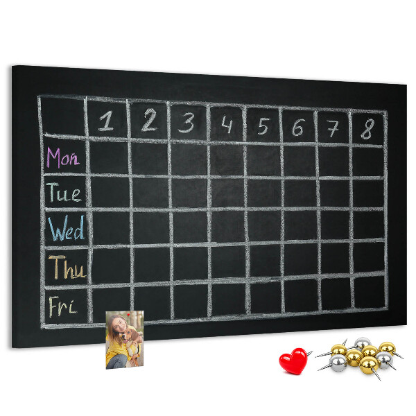 Cork board Lesson plan