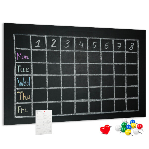 Cork board Lesson plan