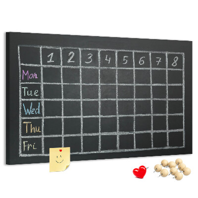 Cork board Lesson plan