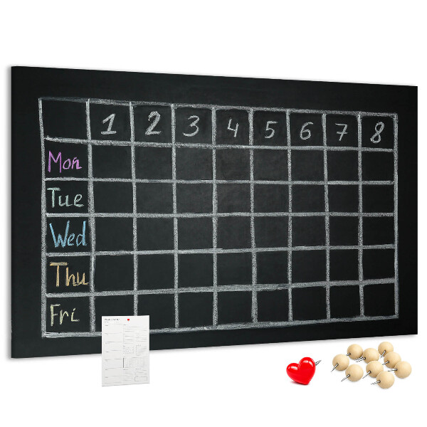 Cork board Lesson plan