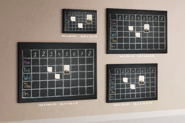 Cork board Lesson plan